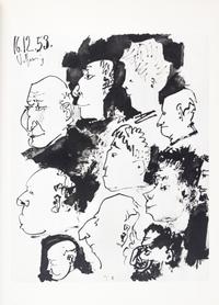 PICASSO, PABLO. Picasso and the Human Comedy. New York, (1954). With 12 lithos.