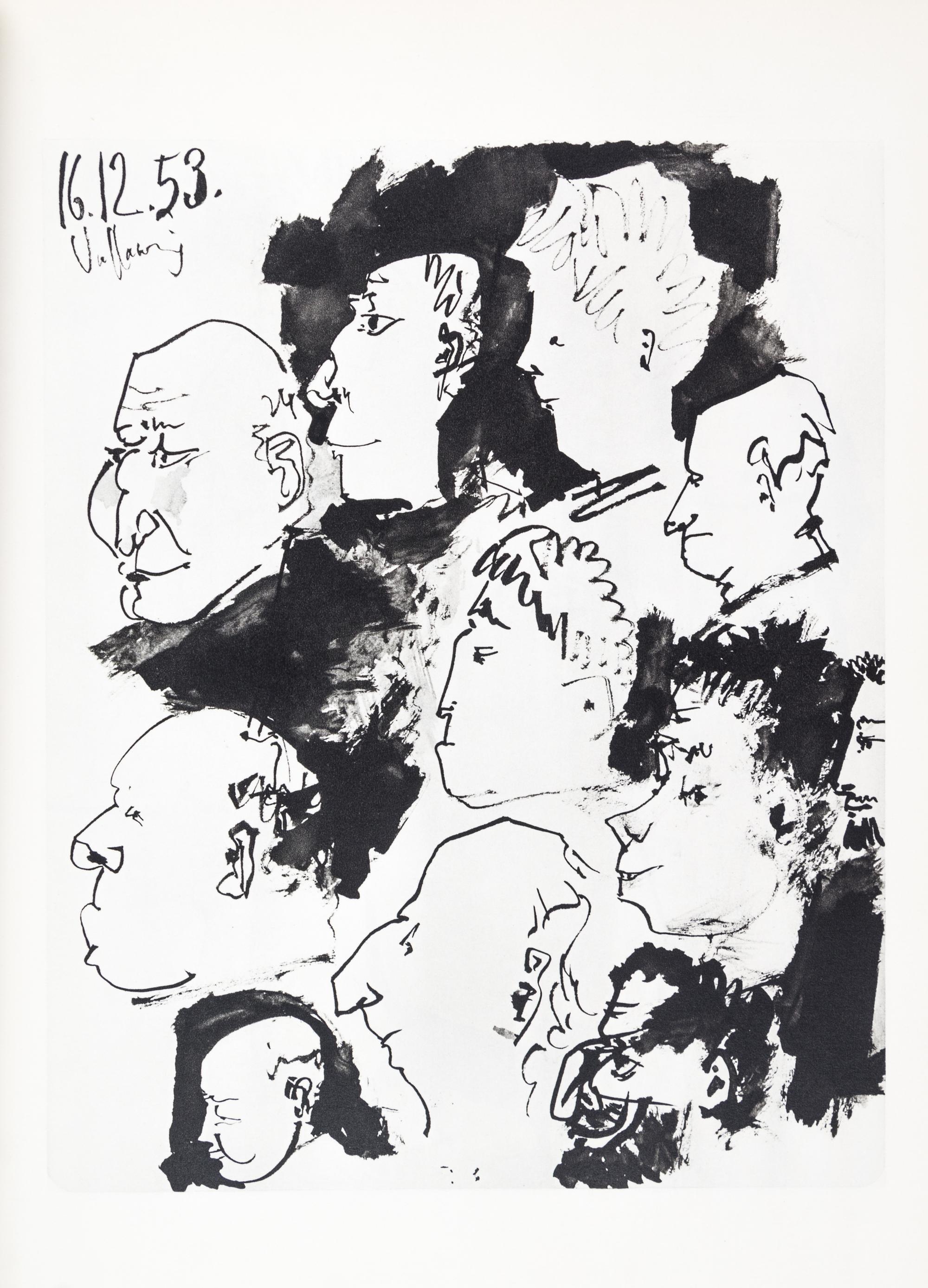 PICASSO, PABLO. Picasso and the Human Comedy. New York, (1954). With 12 lithos.