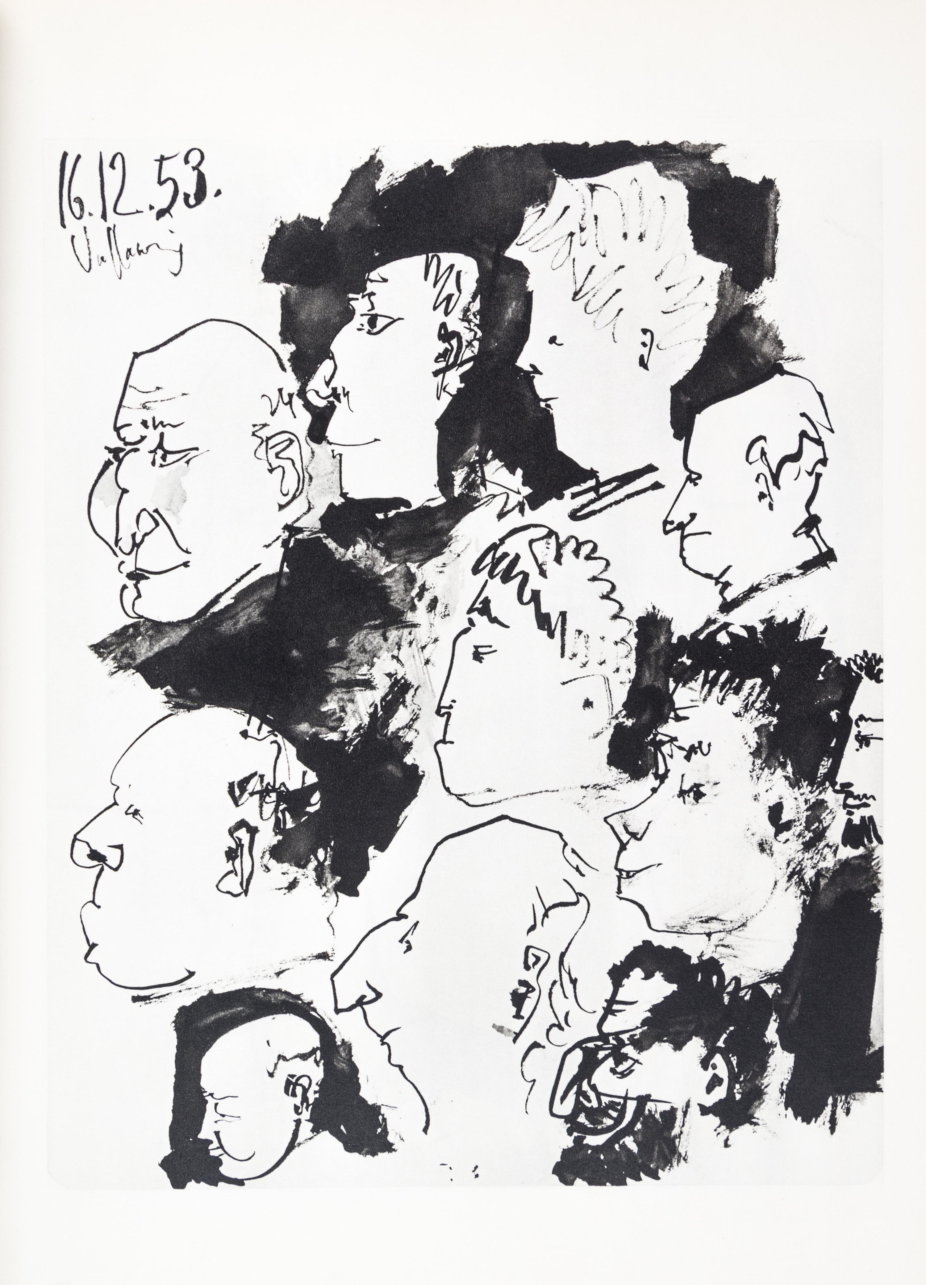 PICASSO, PABLO. Picasso and the Human Comedy. New York, (1954). With 12 lithos.