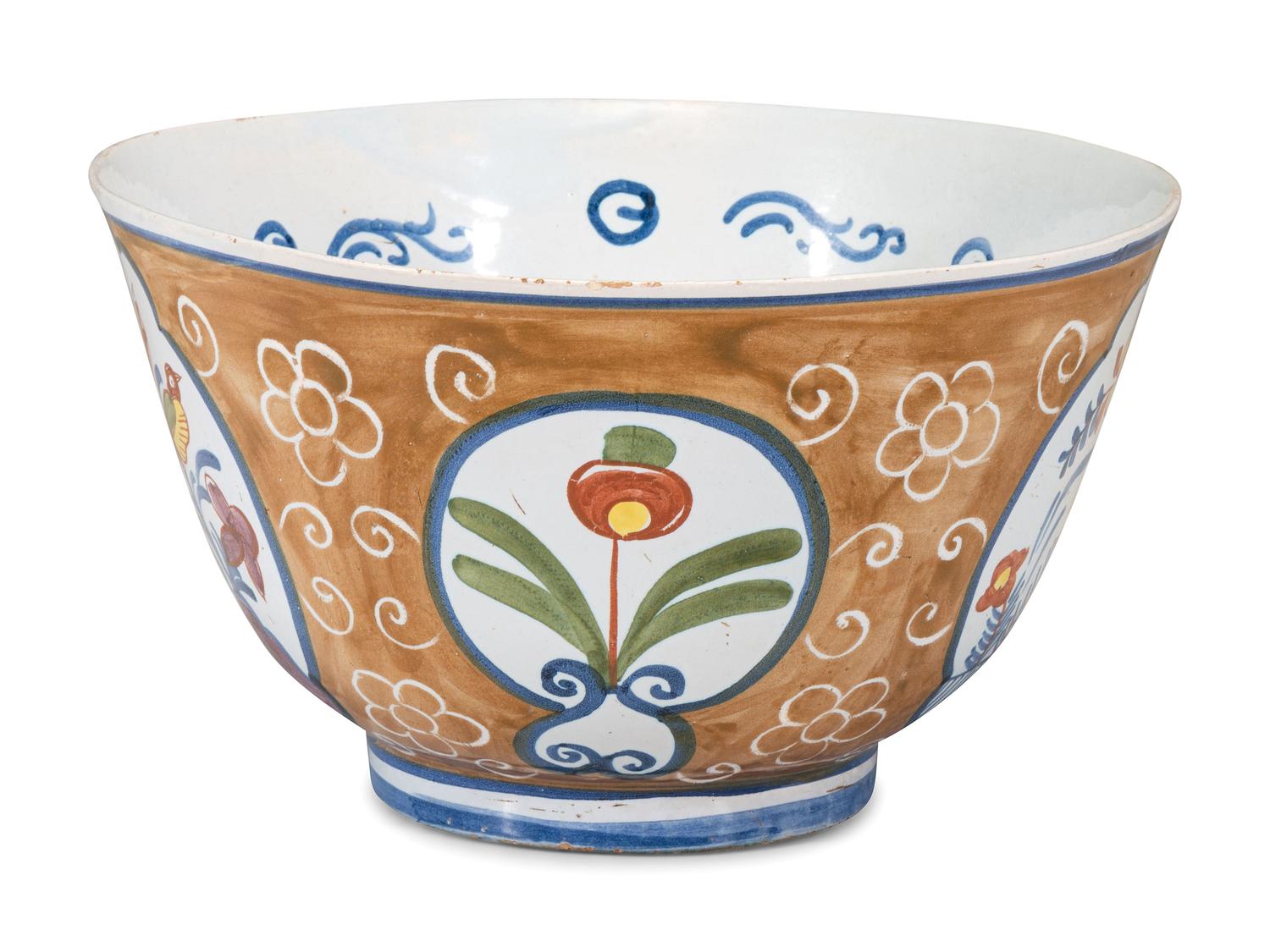 A Delft Polychrome Bowl