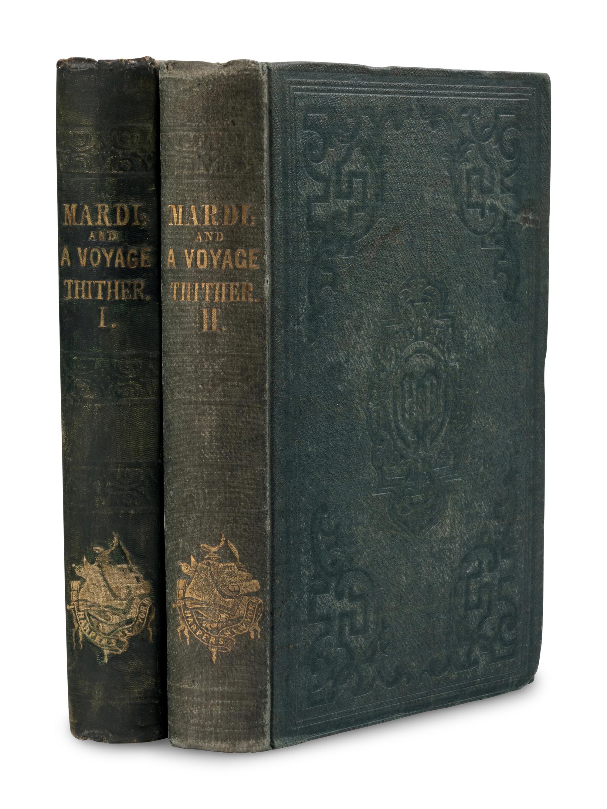 MELVILLE, Herman (1819-1891). Mardi: and a Voyage Thither . New York: Harper & Brothers, 1849.