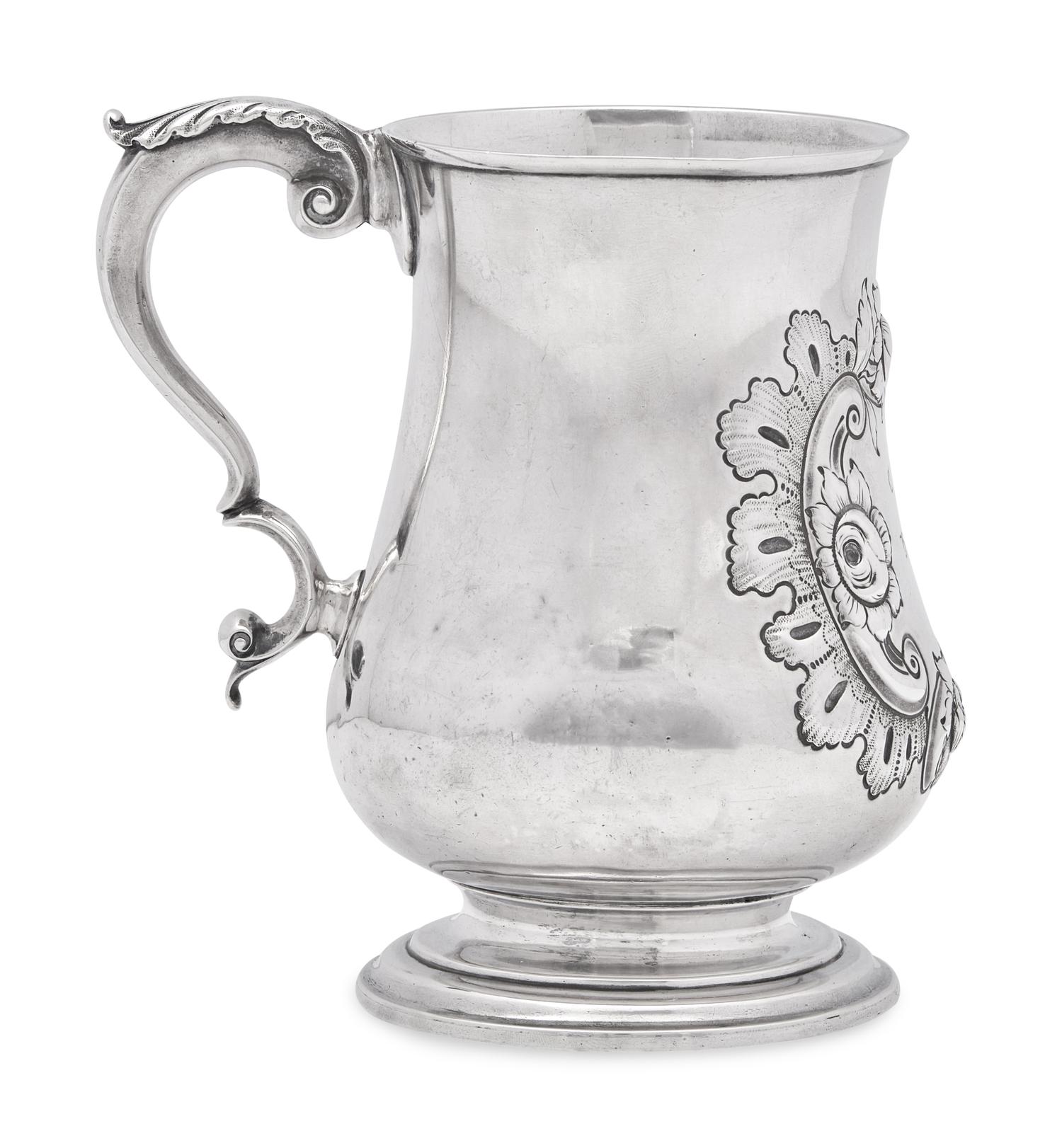 A Silver Cann, Joseph Richardson, Jr. (1752-1831), Philadelphia, PA, Circa 1770