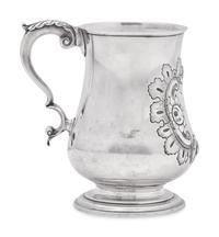 A Silver Cann, Joseph Richardson, Jr. (1752-1831), Philadelphia, PA, Circa 1770