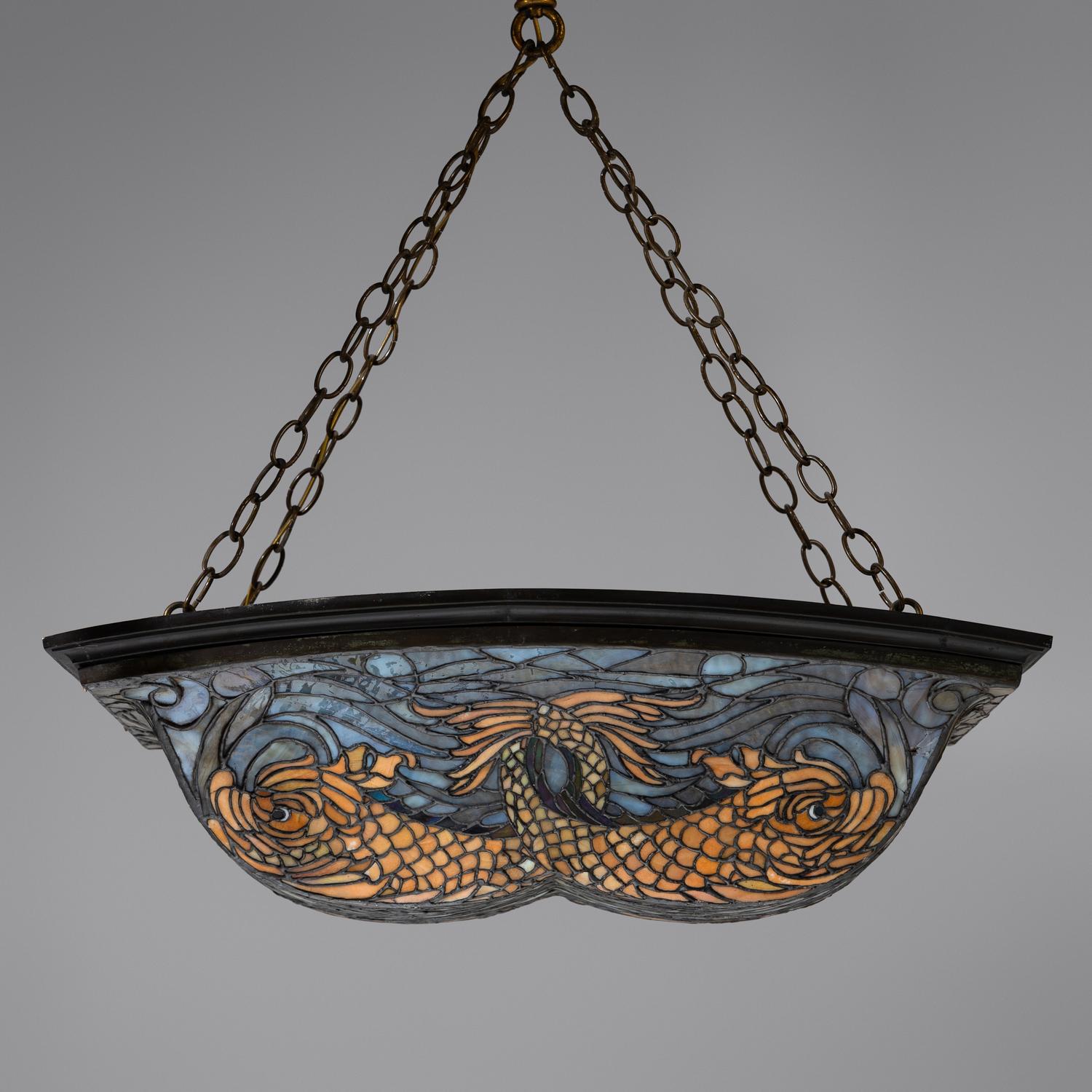 Light fixture from the Fisher Building lobby, Chicago, 1896 D. H. Burnham & Co. USA