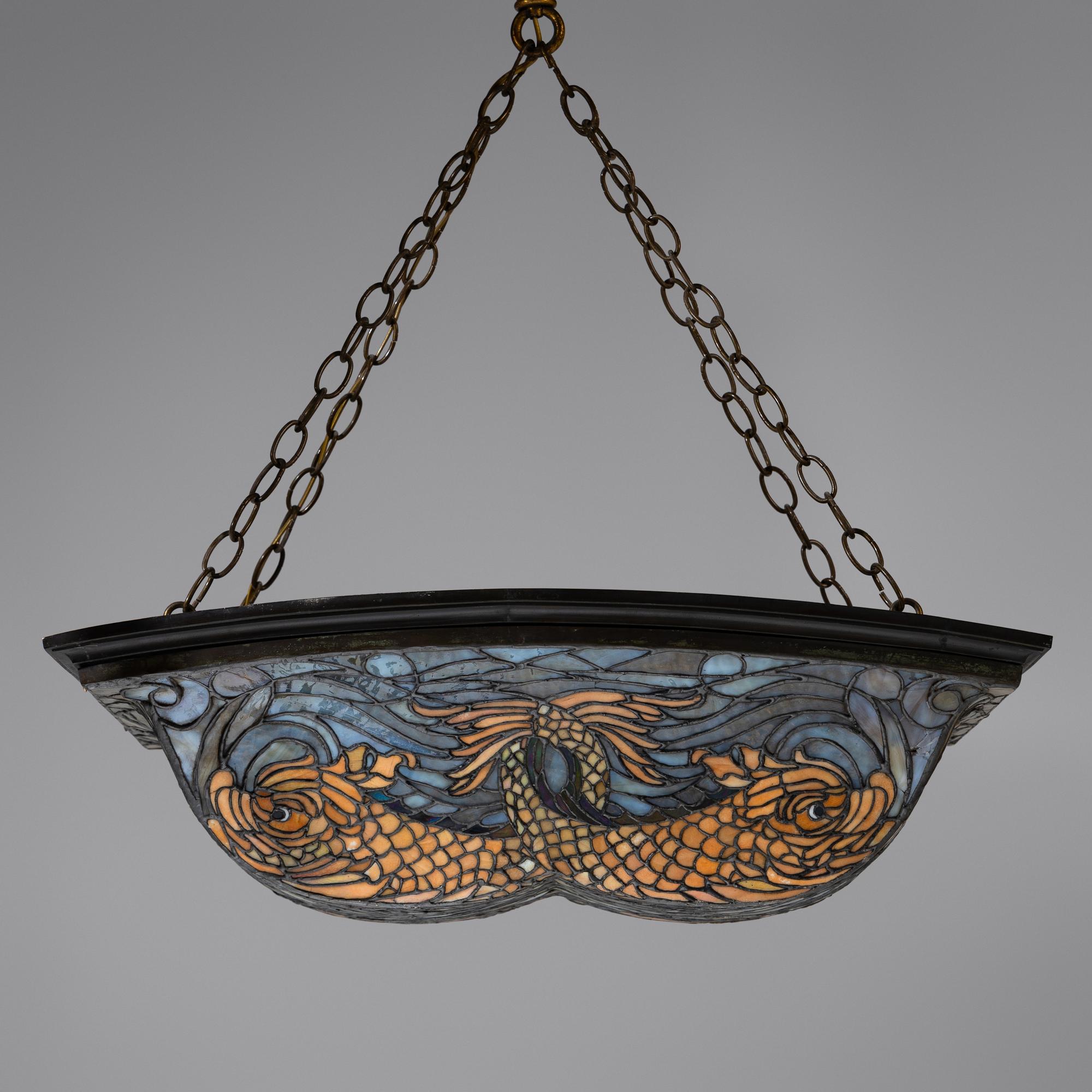 Light fixture from the Fisher Building lobby, Chicago, 1896 D. H. Burnham & Co. USA