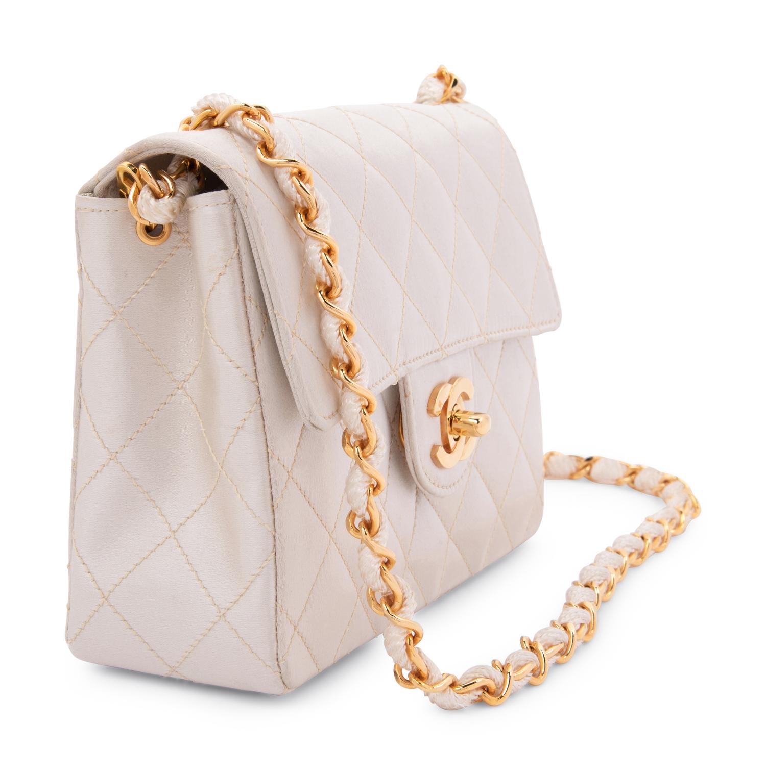 Chanel Satin Mini Classic Flap Bag, 1991-94