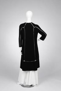 Ralph Rucci Wool Jacket with Net Inserts
