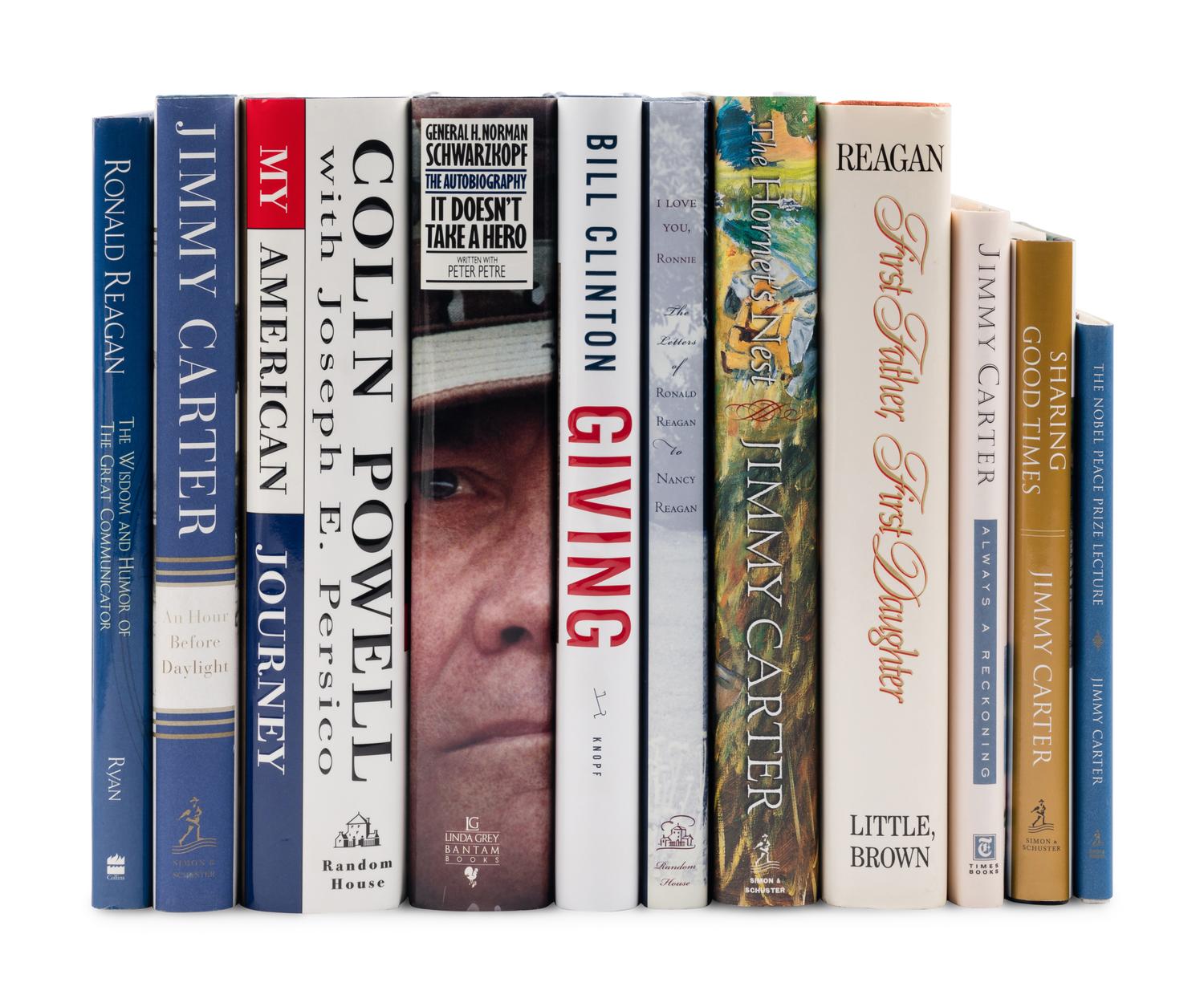 [AMERICAN POLITICS]. A group of 11 SIGNED works, MANY FIRST EDITIONS, comprising: