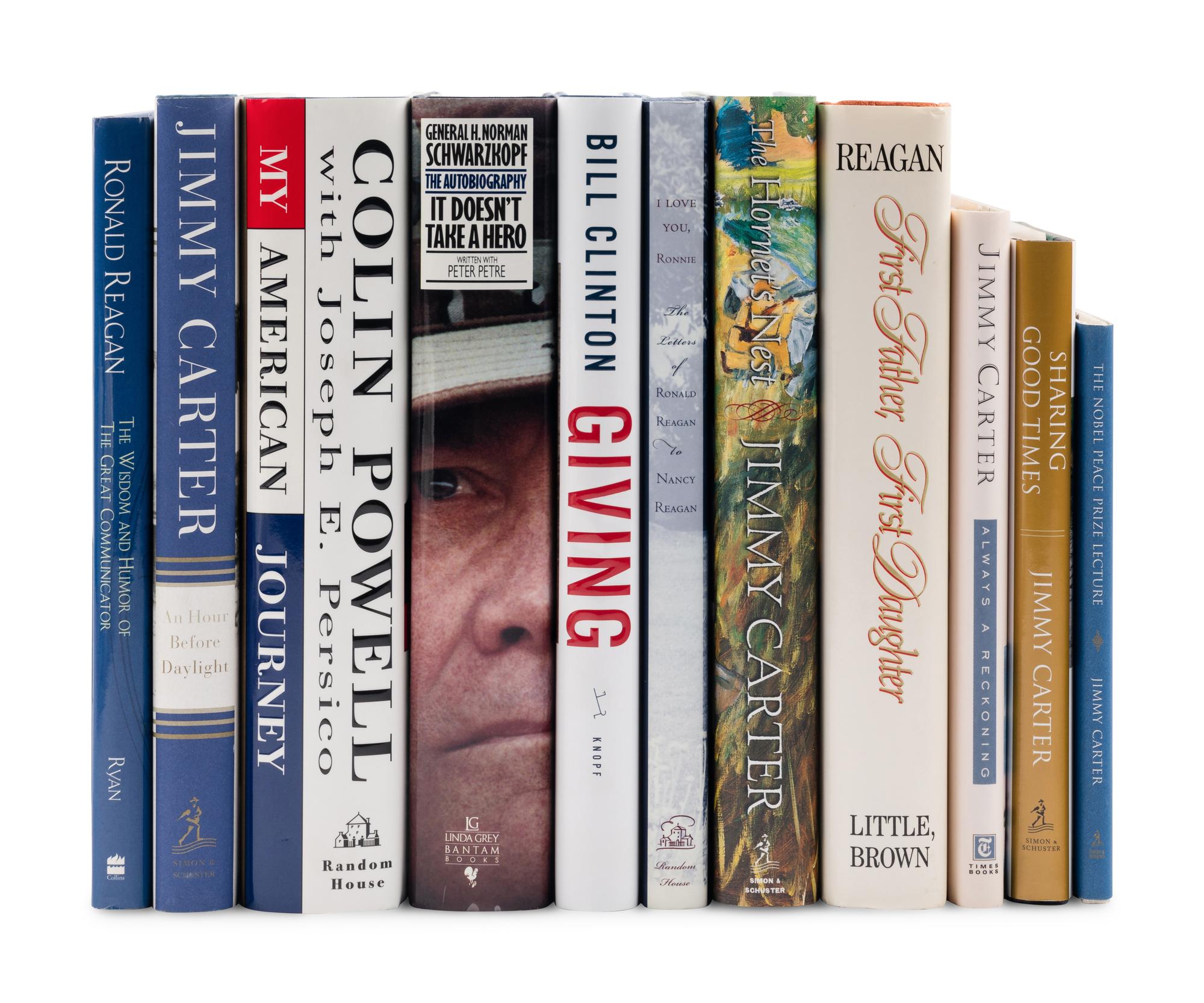 [AMERICAN POLITICS]. A group of 11 SIGNED works, MANY FIRST EDITIONS, comprising: