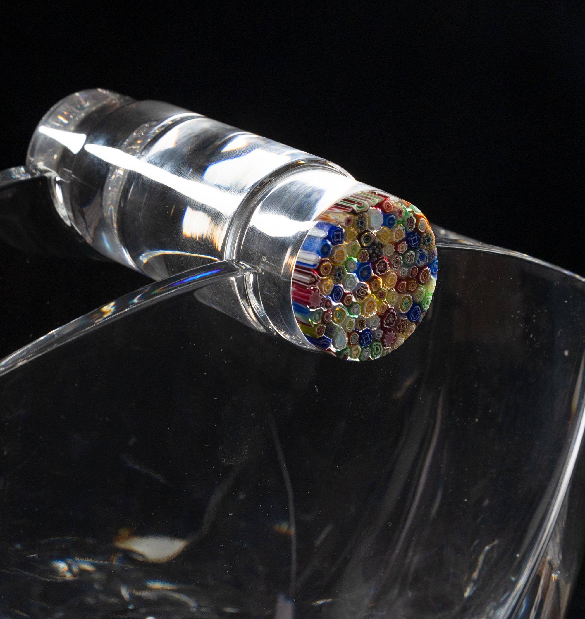 A Baccarat Oceanie Vase with Stopper