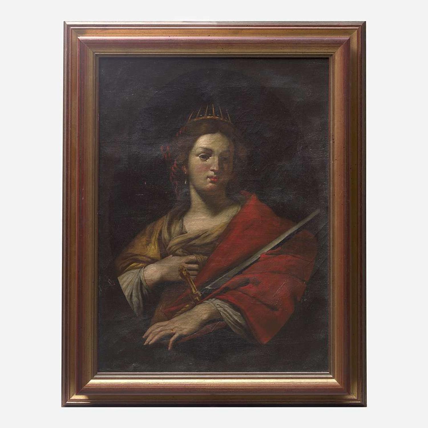 Attributed to Francesco Solimena (Italian, 1657–1747) Saint Catherine of Alexandria