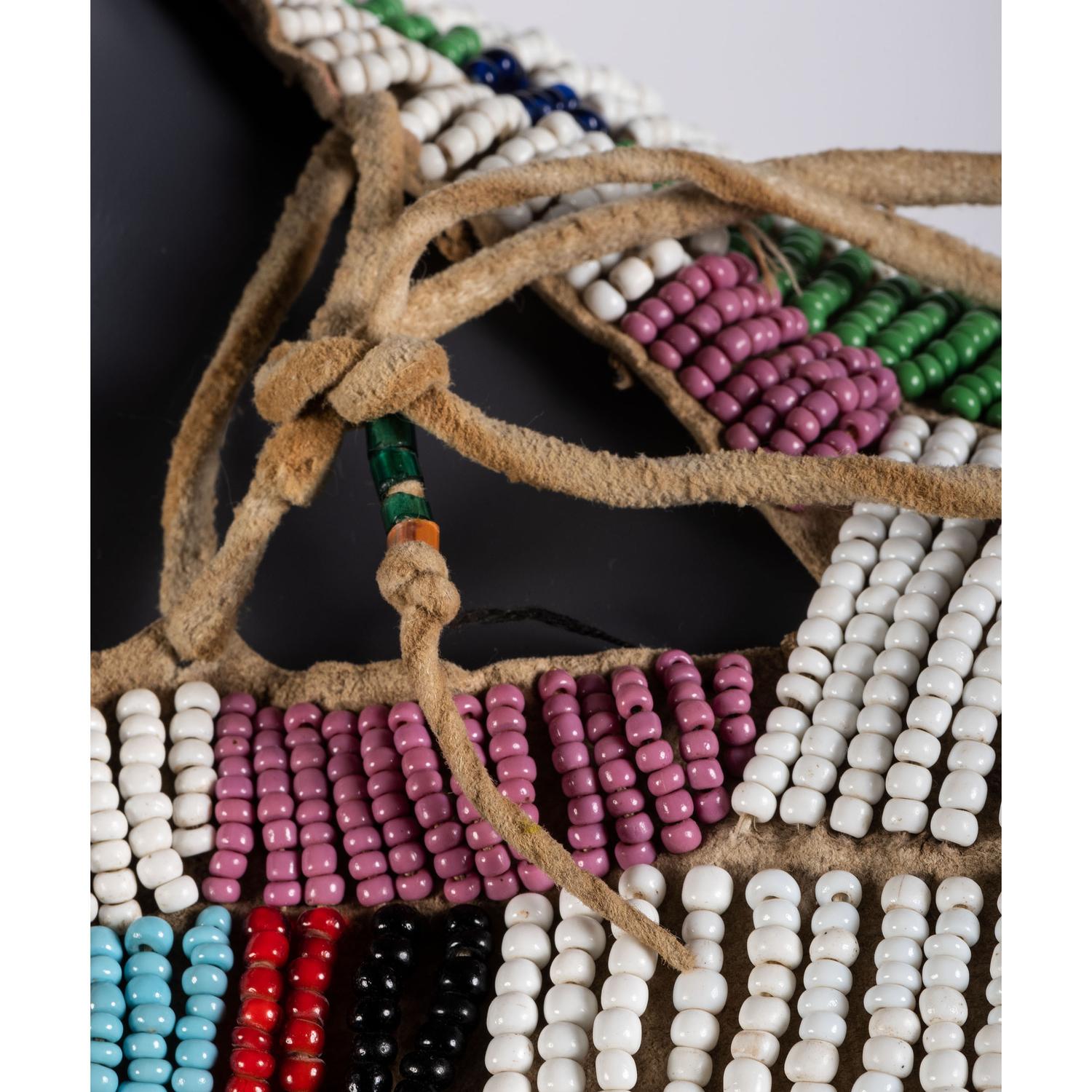 Nez Perce Pony Beaded Hide Dress