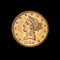 A United States 1902-S Liberty Head $10 Gold Coin