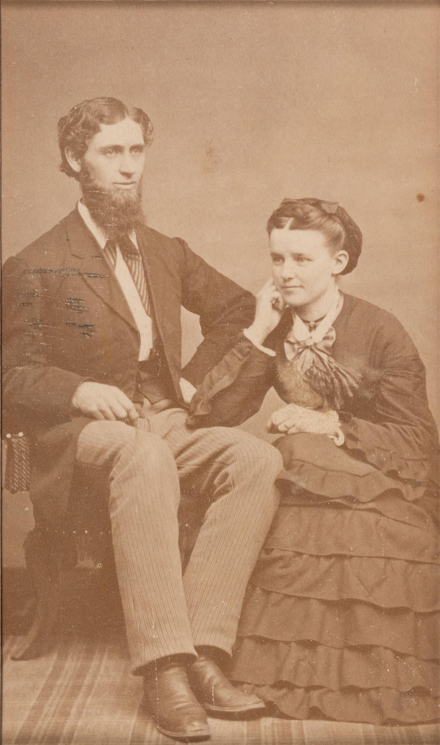[CIVIL WAR]. A group of 4 photographs of Civil War drummer Newton Heston Mack, 153rd Pennsylvania Infantry, including Civil War and occupational views.
