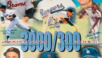 A 3,000 Career Strike Outs / 300 Career Wins Multi Signed Autograph Print (Beckett Authentication Services),