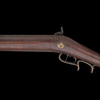 St. Louis Half-Stock Heavy Barreled Plains Rifle by Frederick Hellinghaus