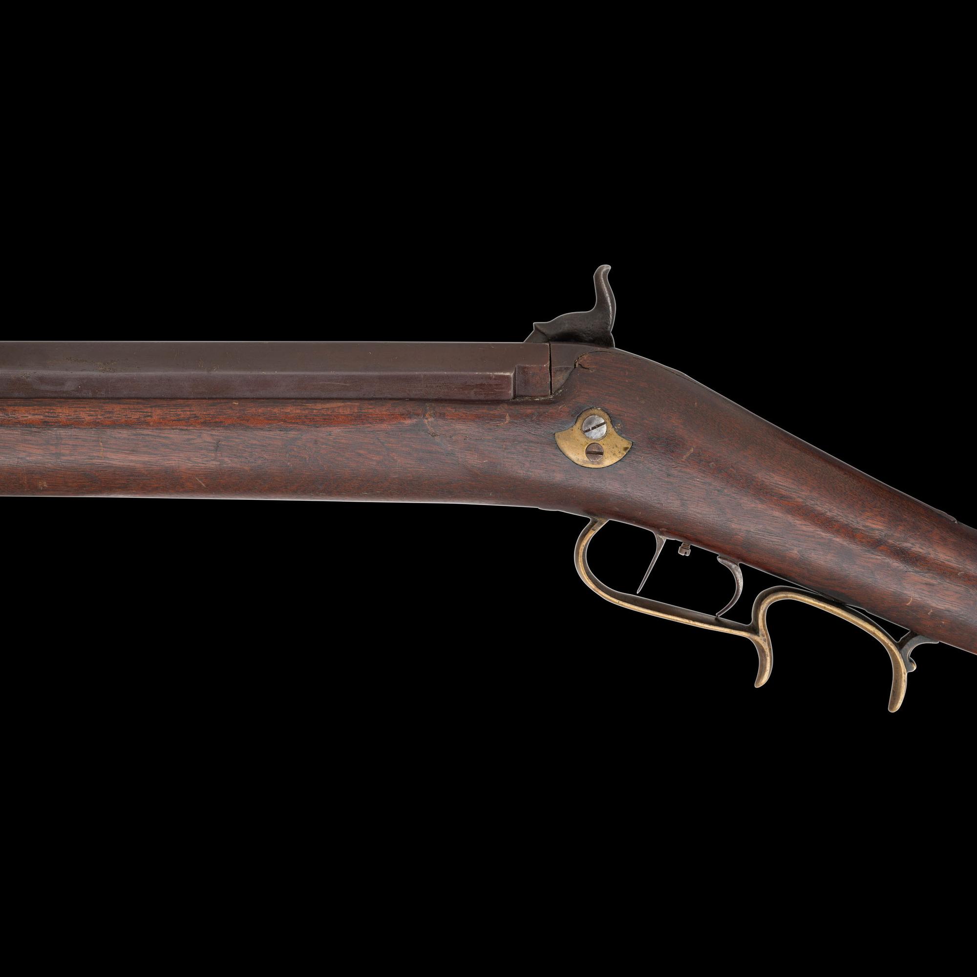 St. Louis Half-Stock Heavy Barreled Plains Rifle by Frederick Hellinghaus