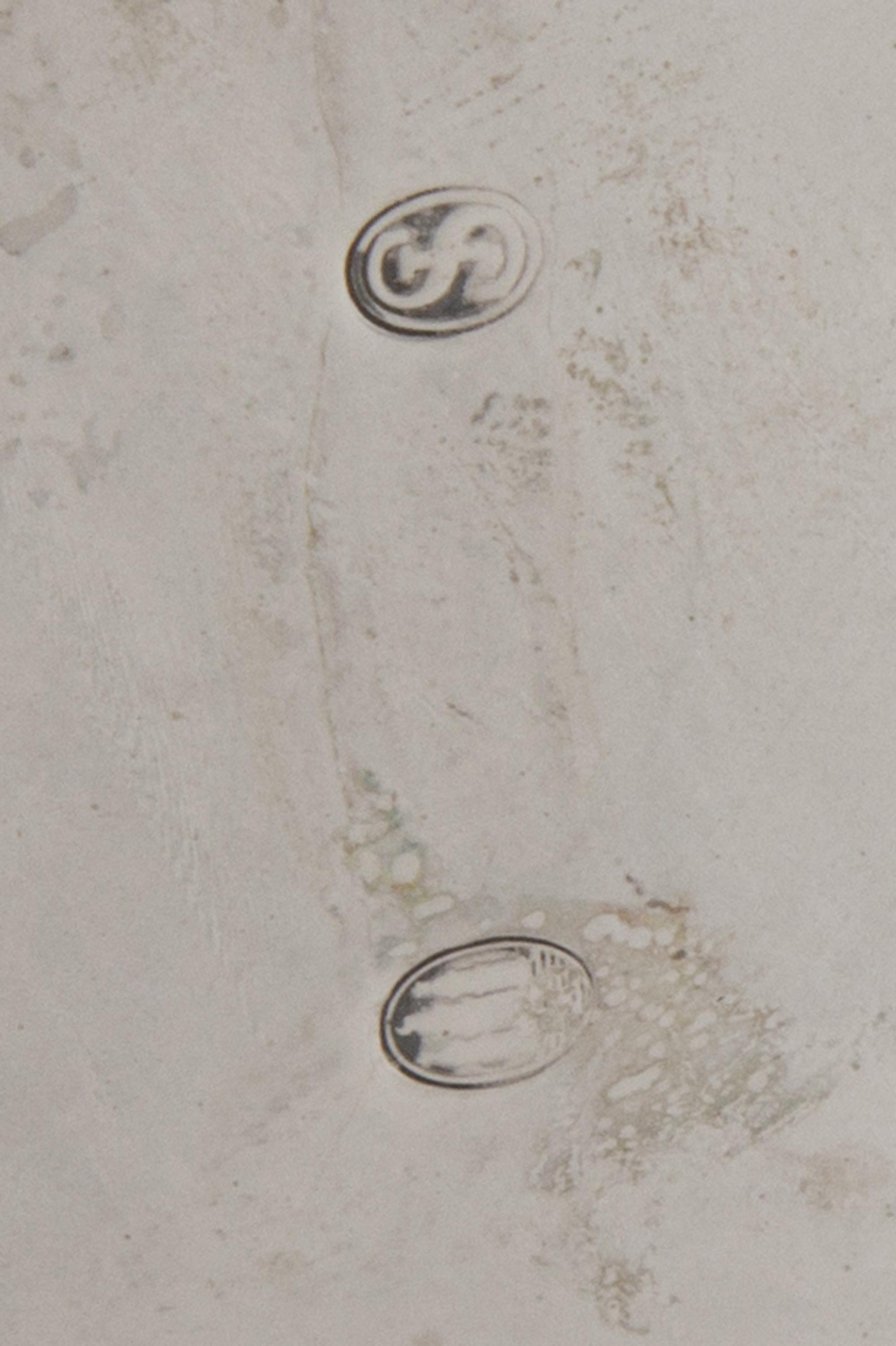 A Danish Silver Tankard, Johannes Siggaard, Copenhagen, Mid-20th Century, of cylindrical form, the body with repousse floral and foliat