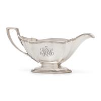 A Group of Nine Sterling Silver Table Articles