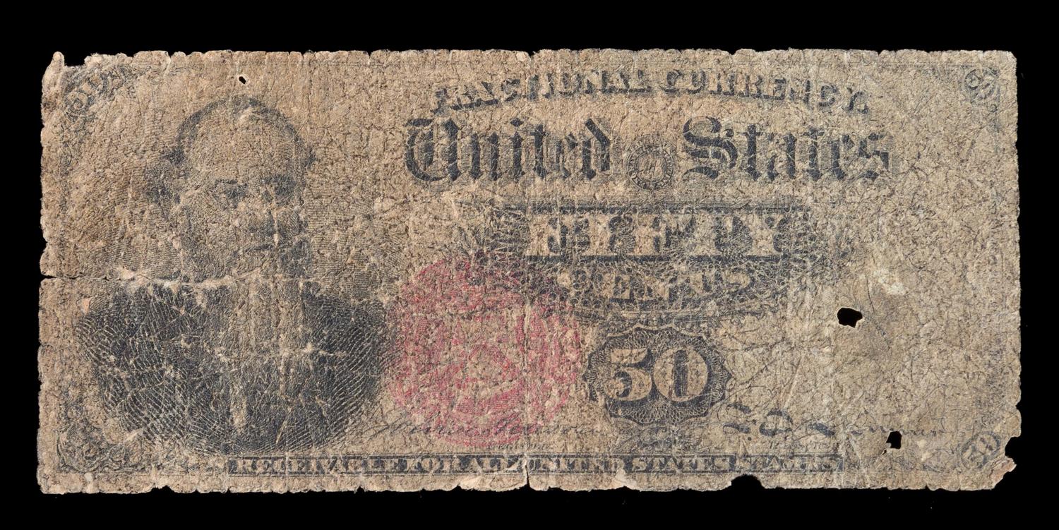 A United States 1875 50-Cent Fractional Note