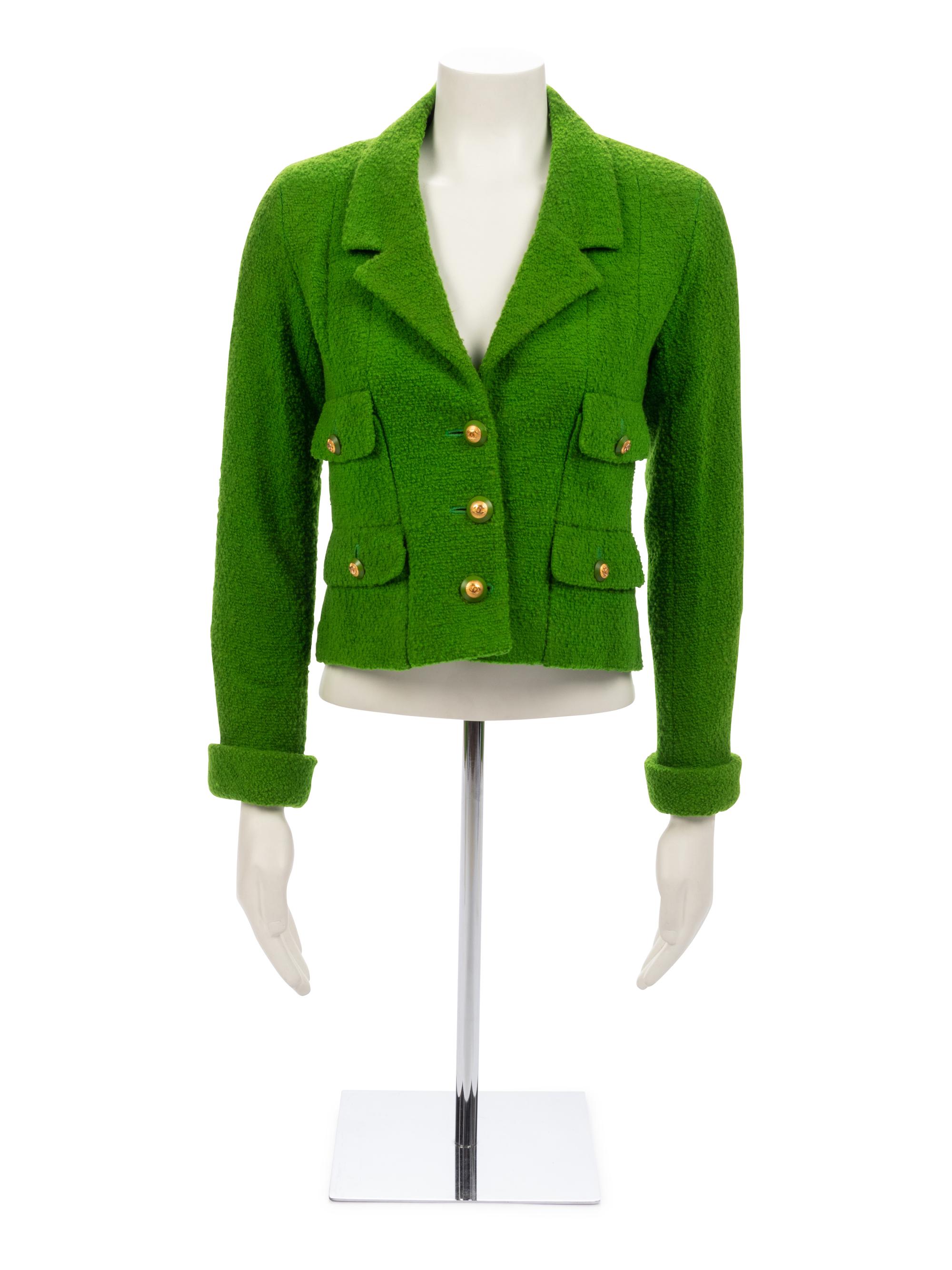Chanel Green Suit Jacket, 1993