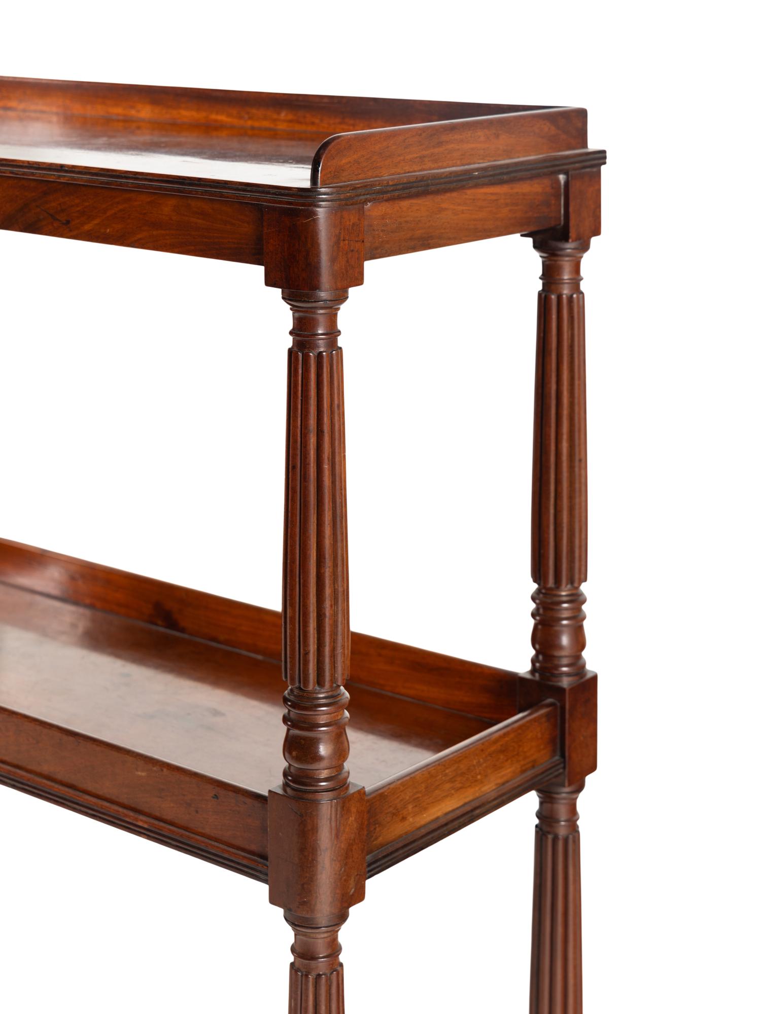 A George IV Mahogany Three-Tier Server