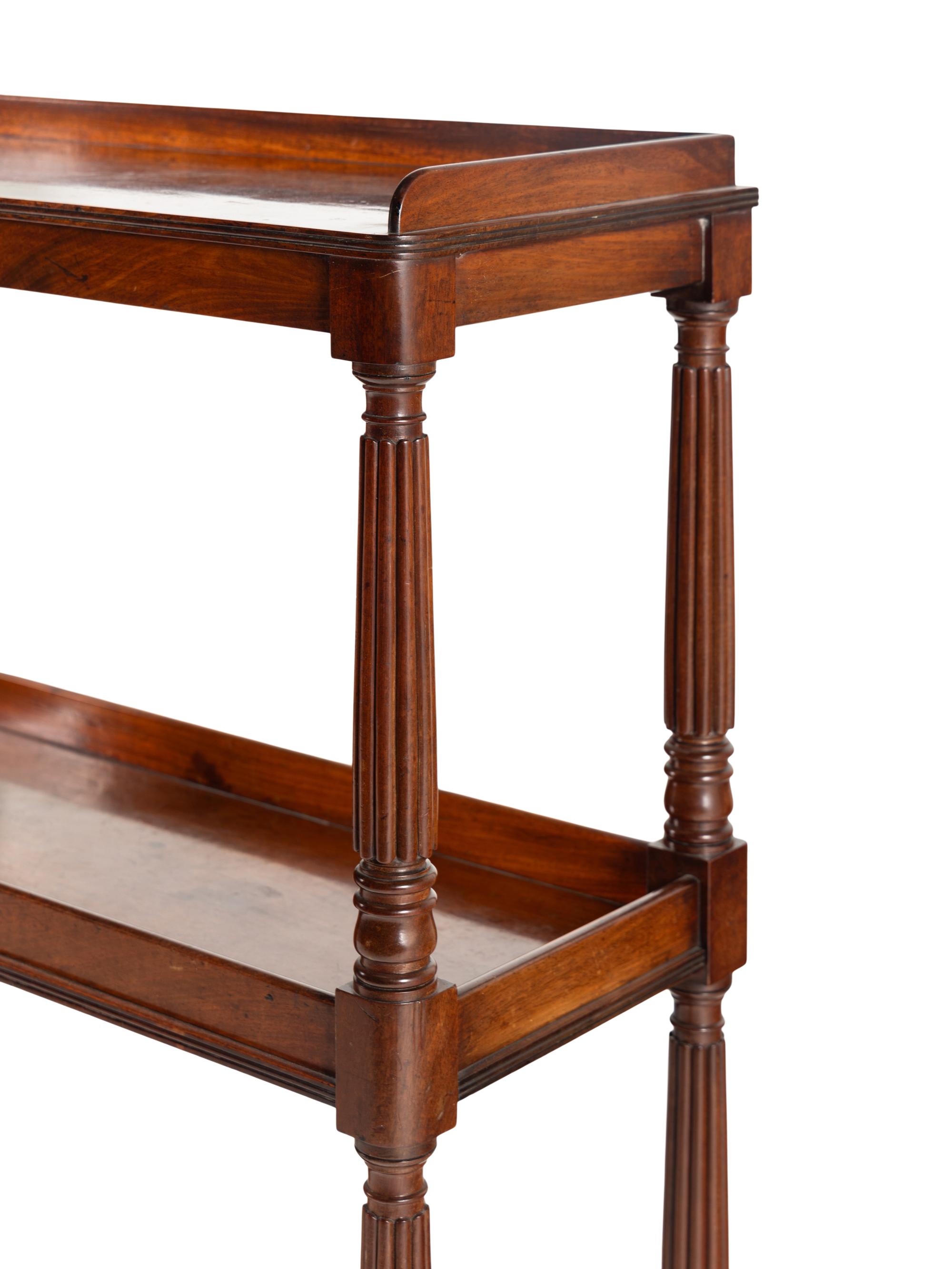 A George IV Mahogany Three-Tier Server