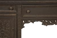 A Minzner Carved Oak Jacobean Style Side Board