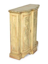 An Italian Style Painted Console Cabinet