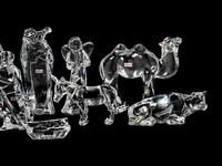 A Baccarat Fourteen-Piece Nativity Set