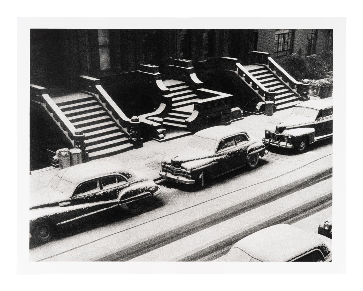 Ruth Orkin (1921-1985) White Stoops, 88th Street, New York City, 1952