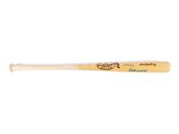 A Ted Williams and Bill Terry Dual Signed Autograph Bat (Beckett Authentication Services Letter)