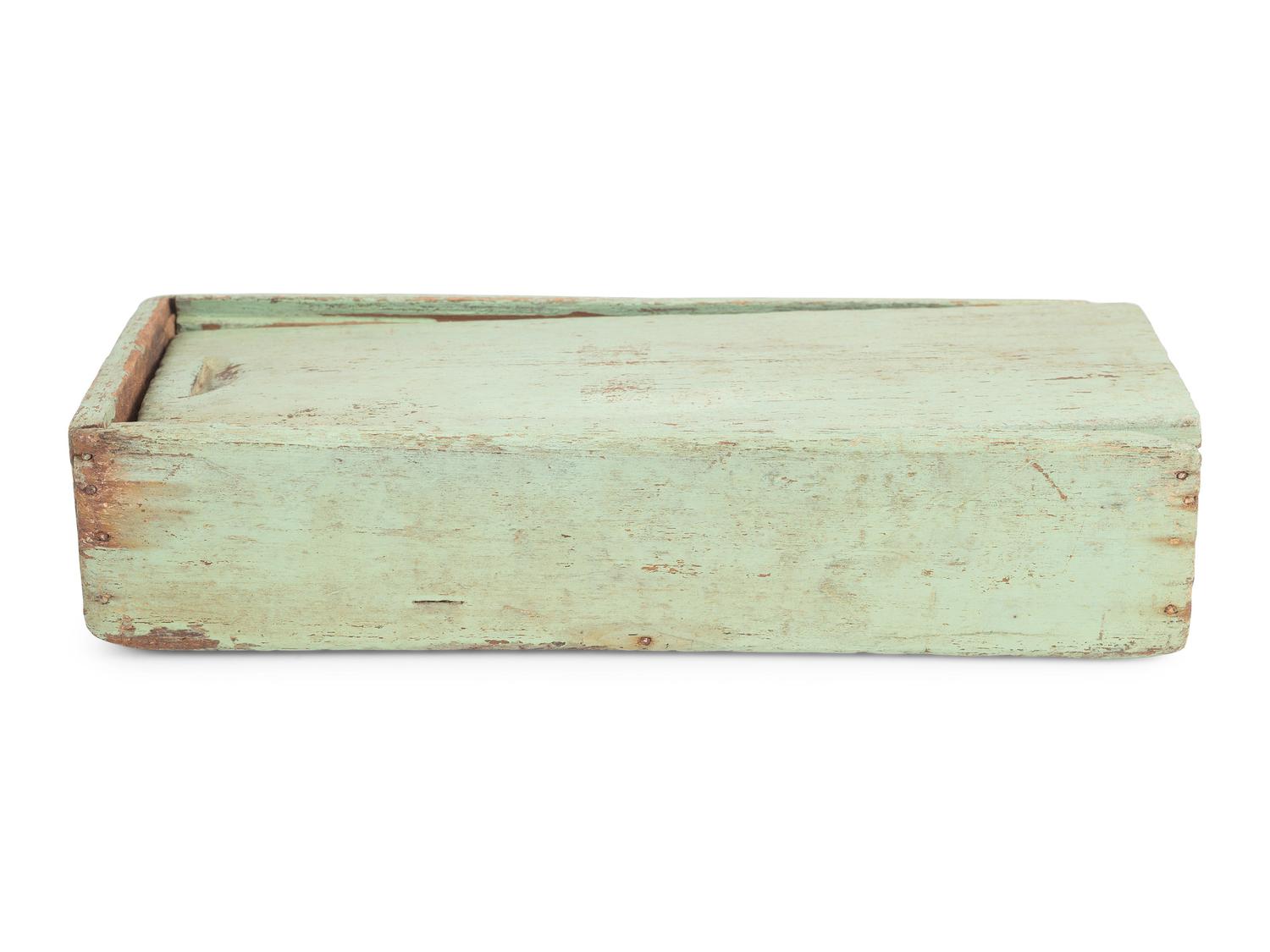 Three Painted Pantry and Slide Boxes