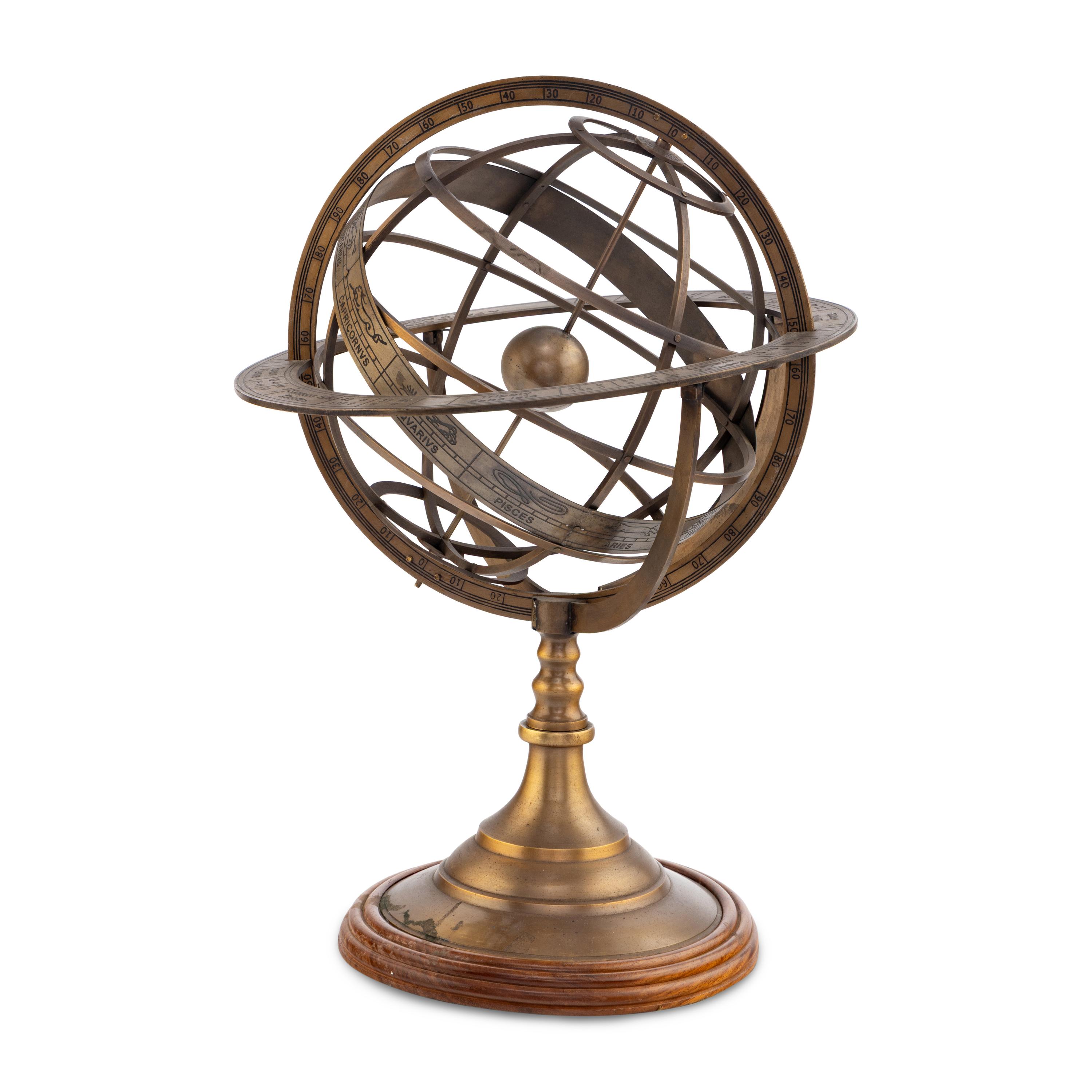 A Brass Armillary Sphere