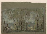 Eliot Candee Clark (American, 1883-1980) — Hudson River from Riverside Park and Early Spring in Central Park (two works)