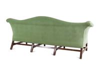 A George III Oak Camelback Sofa