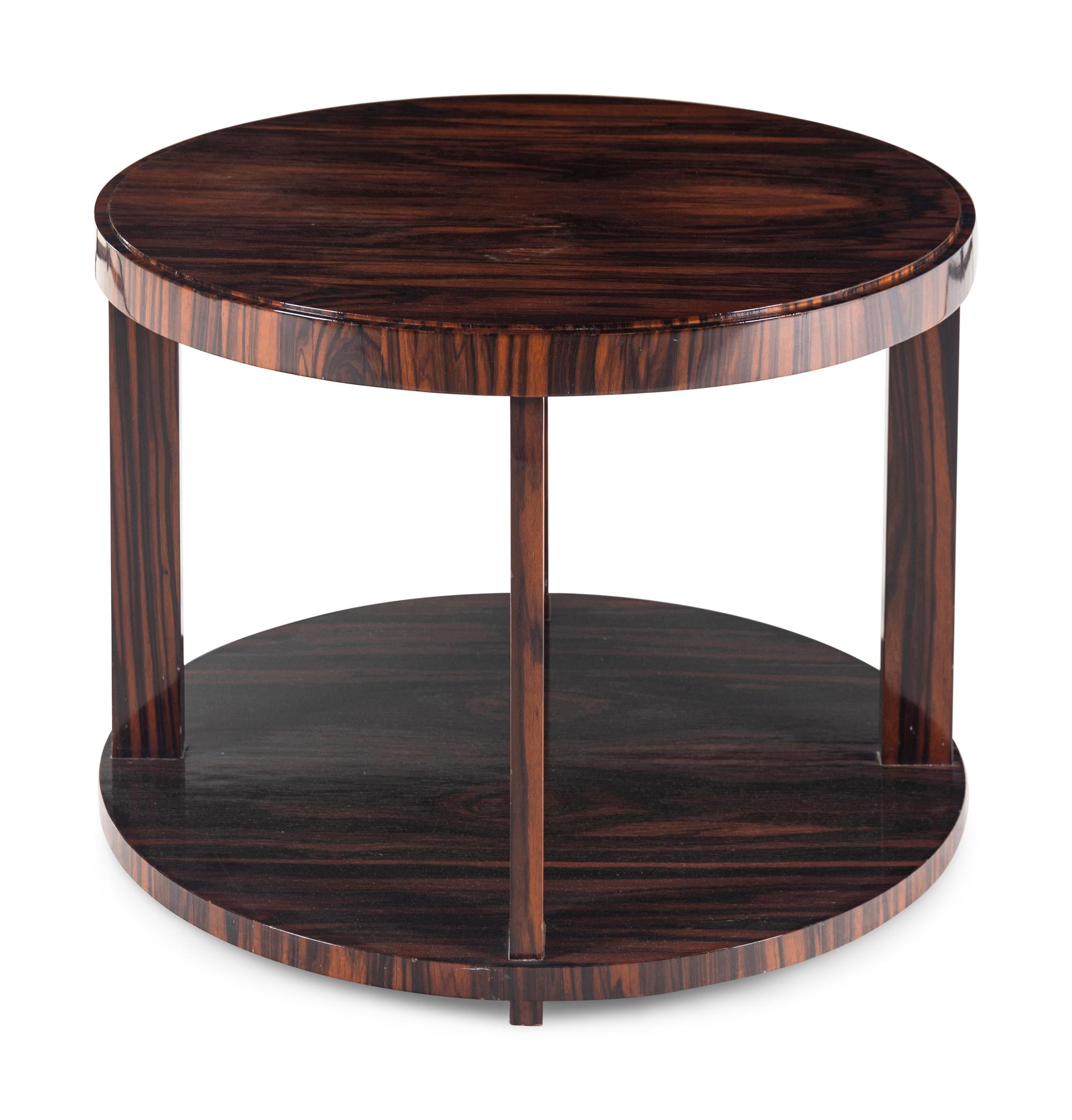 An Art Deco Style Rosewood Side Table
