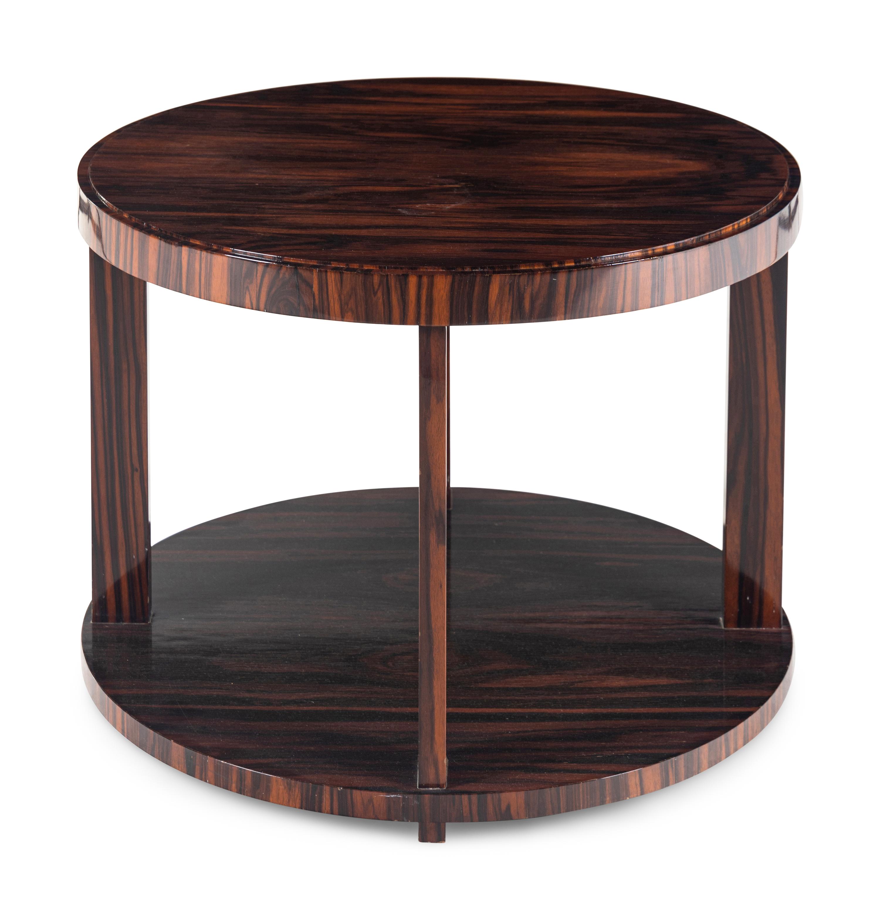 An Art Deco Style Rosewood Side Table