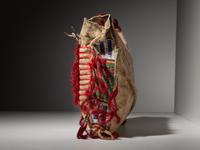 Sioux Beaded and Quilled Hide Possible Bag