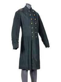 A collection of items identified to Lieutenant Colonel Jonathan Biggs, 123rd Illinois Infantry, “Wilder’s Brigade,” highlighted by bullet-struck frock coat and vest worn during the assault on Selma, Alabama. 2 April 1865.