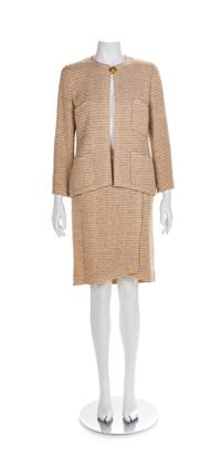 Chanel Jacket and Skirt, 1990-2000s Size label: 38
