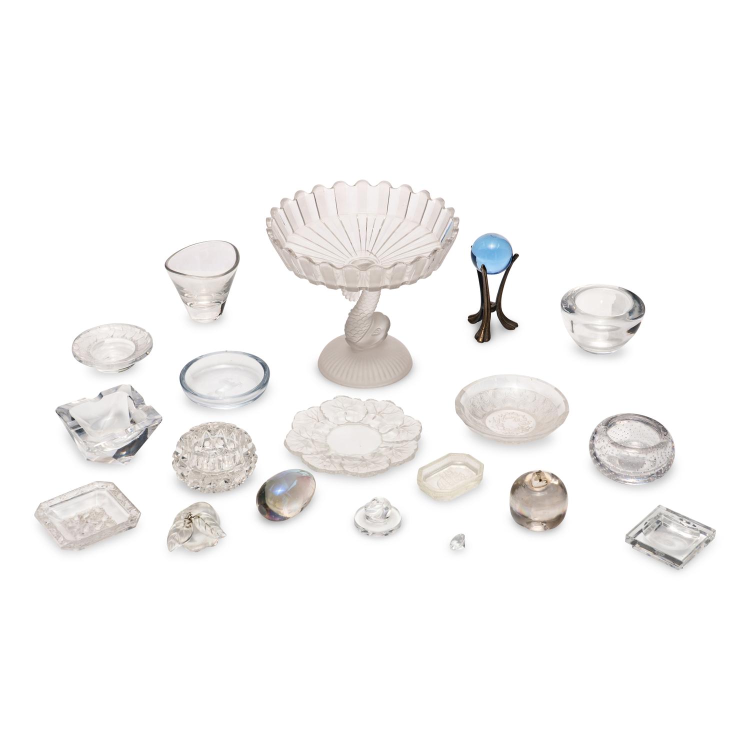 A Collection of Eighteen Glass Table Articles