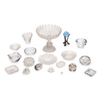 A Collection of Eighteen Glass Table Articles