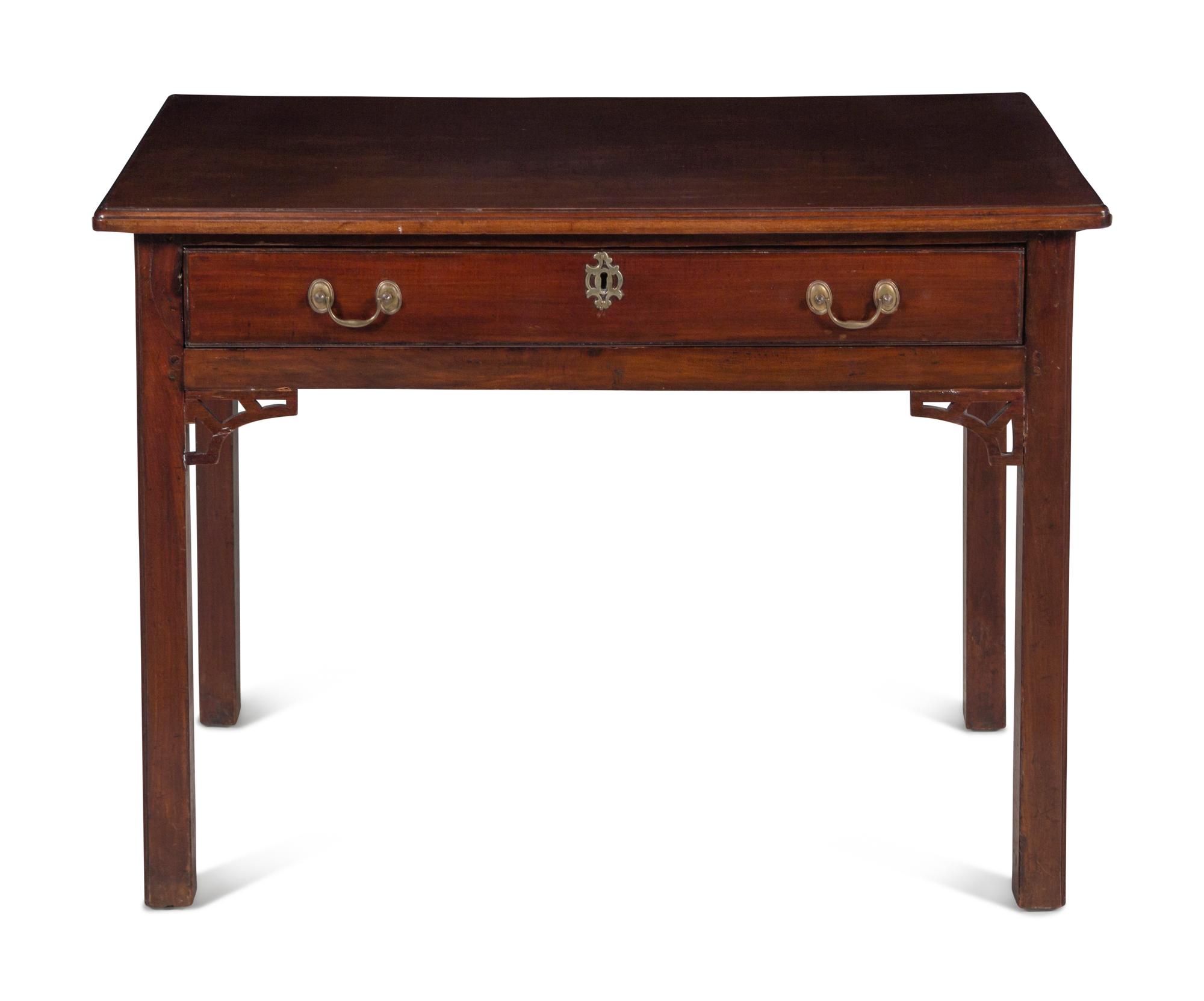 A George III Style Mahogany Dressing Table