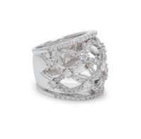 An 18 Karat White Gold and Diamond Ring, Stefan Hafner, 11.10 dwts.