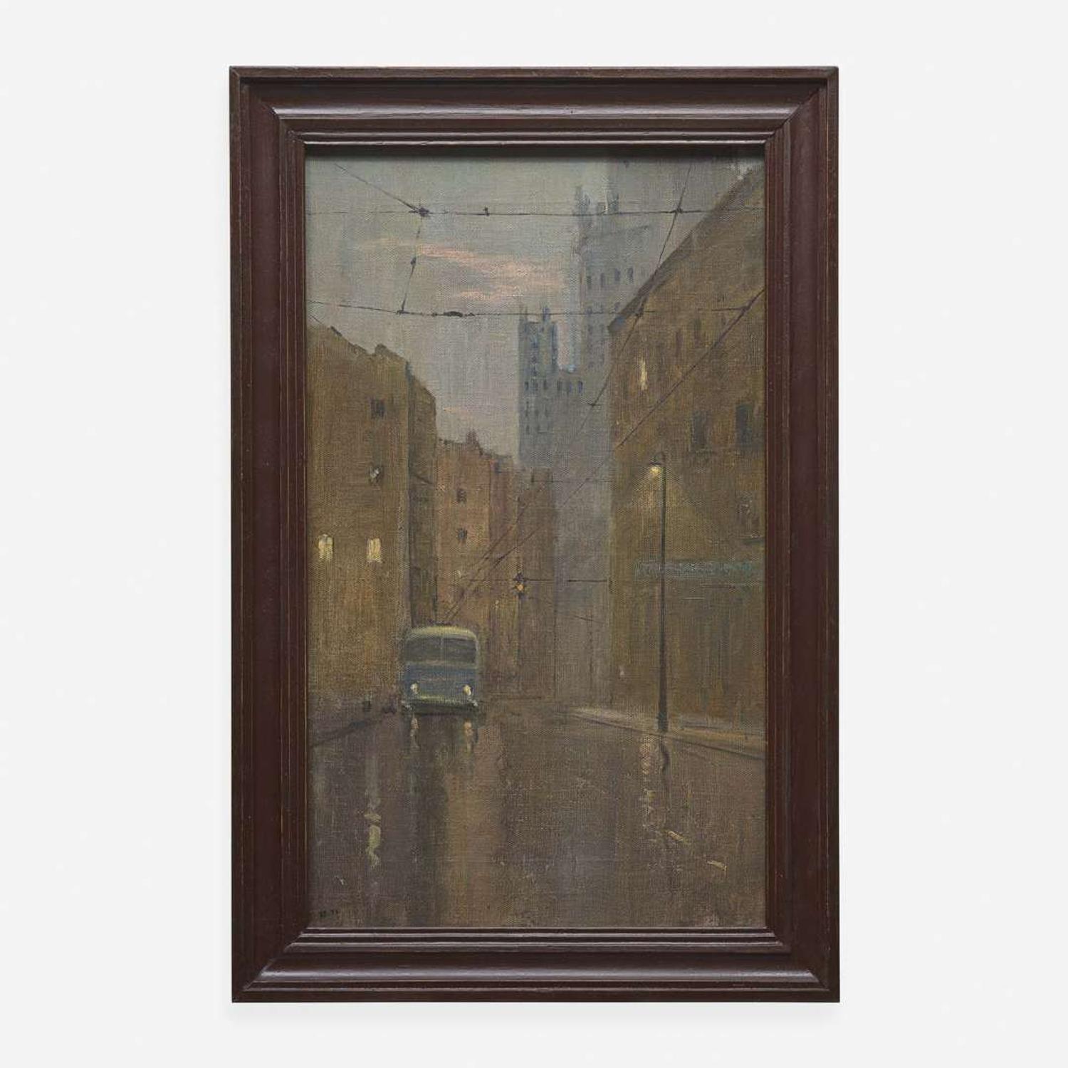 Yuri (Georgiy) Ivanovich Pimenov (Russian, 1903–1977) Street Scene, Moscow