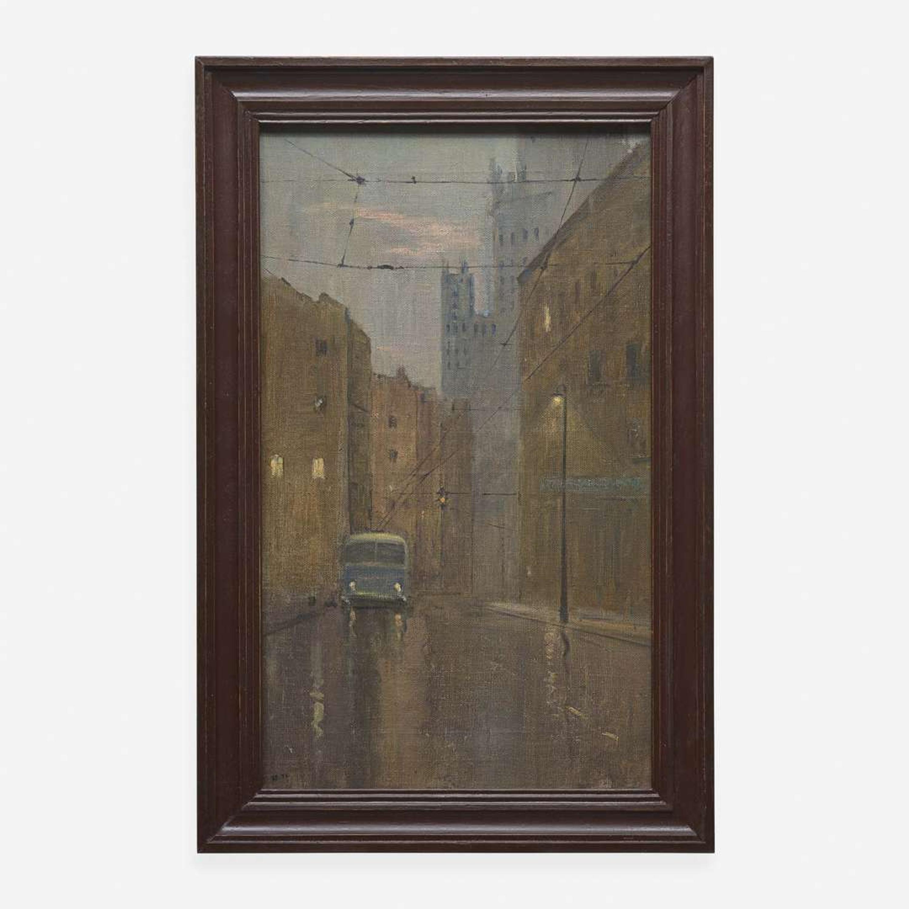 Yuri (Georgiy) Ivanovich Pimenov (Russian, 1903–1977) Street Scene, Moscow