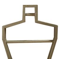 A Set of Four Iron Mannequins 17.5" w x 1.5" D x 70" H and 12" W x 1" D x 44.5" H — Italy, 20th Century