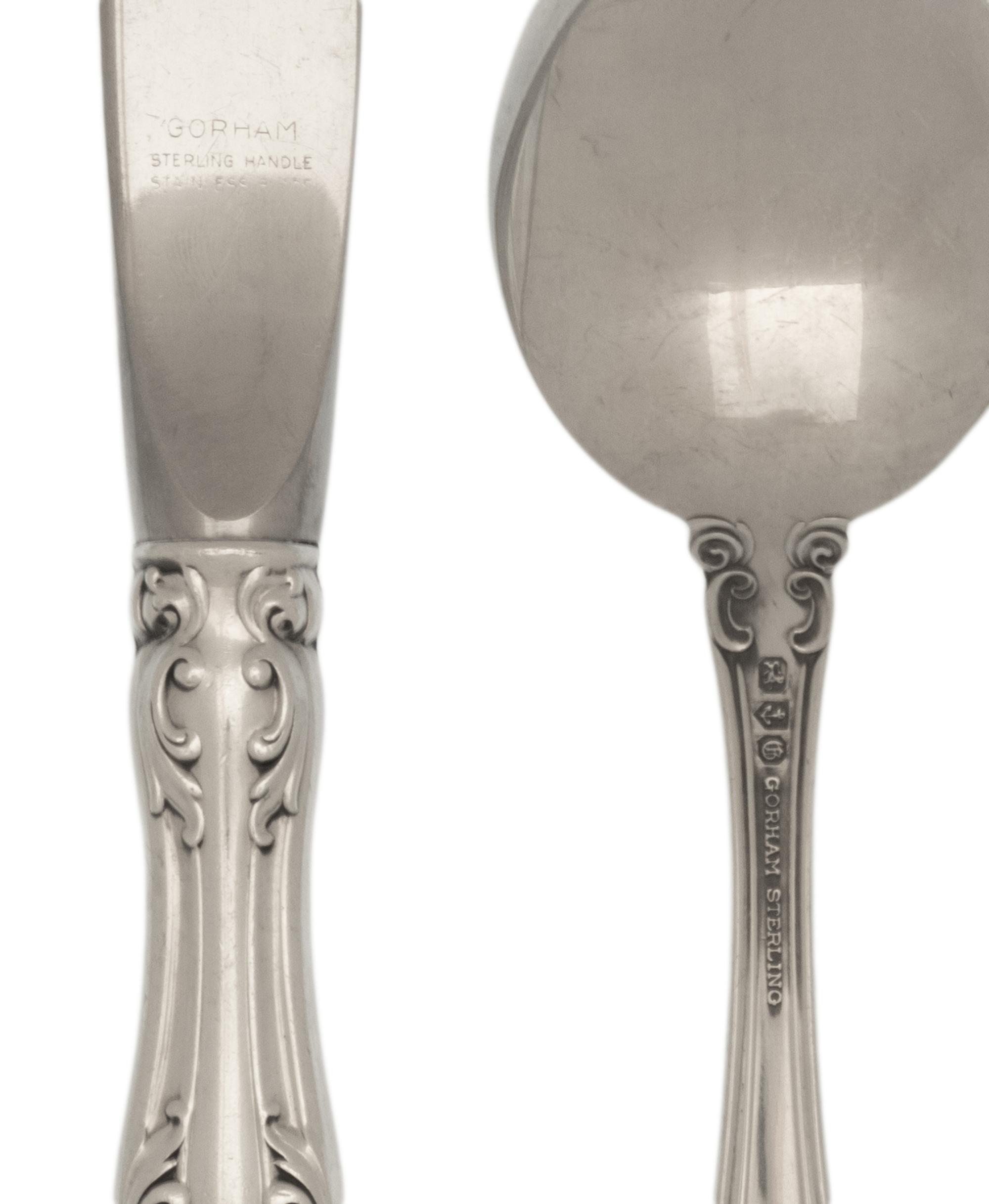 An American Silver Flatware Service