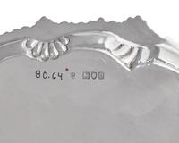 A Victorian Sterling Silver Salver in the George III Style